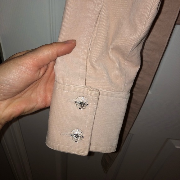 Vintage y2k Arden B courderoy pink jacket with fur - Picture 7 of 10